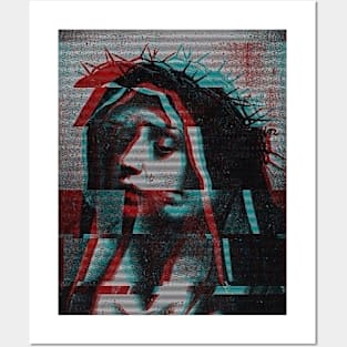 Vaporwave Weeping Mary Posters and Art